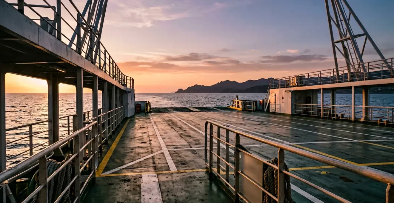 Traversée maritime vers la Corse avec véhicule familial en été
