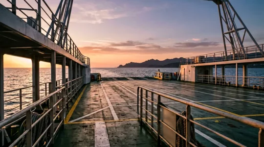 Traversée maritime vers la Corse avec véhicule familial en été